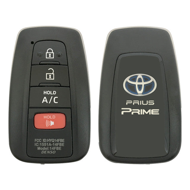 2017-2021 Toyota Prius Prime / 4-Button Smart Key / PN: 89904-47460 / HYQ14FBE-0410 (OEM)